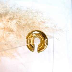 golden chunky earcuff